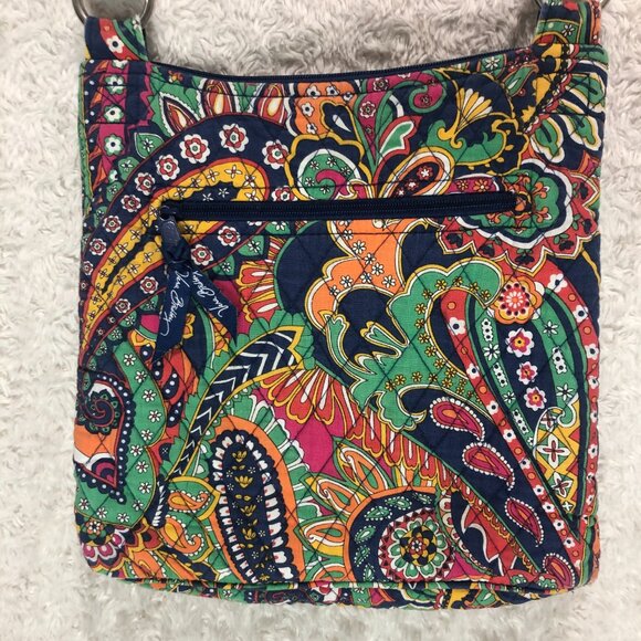 Vera Bradley Venetian Paisley‎ Mailbag Purse - Picture 2 of 8